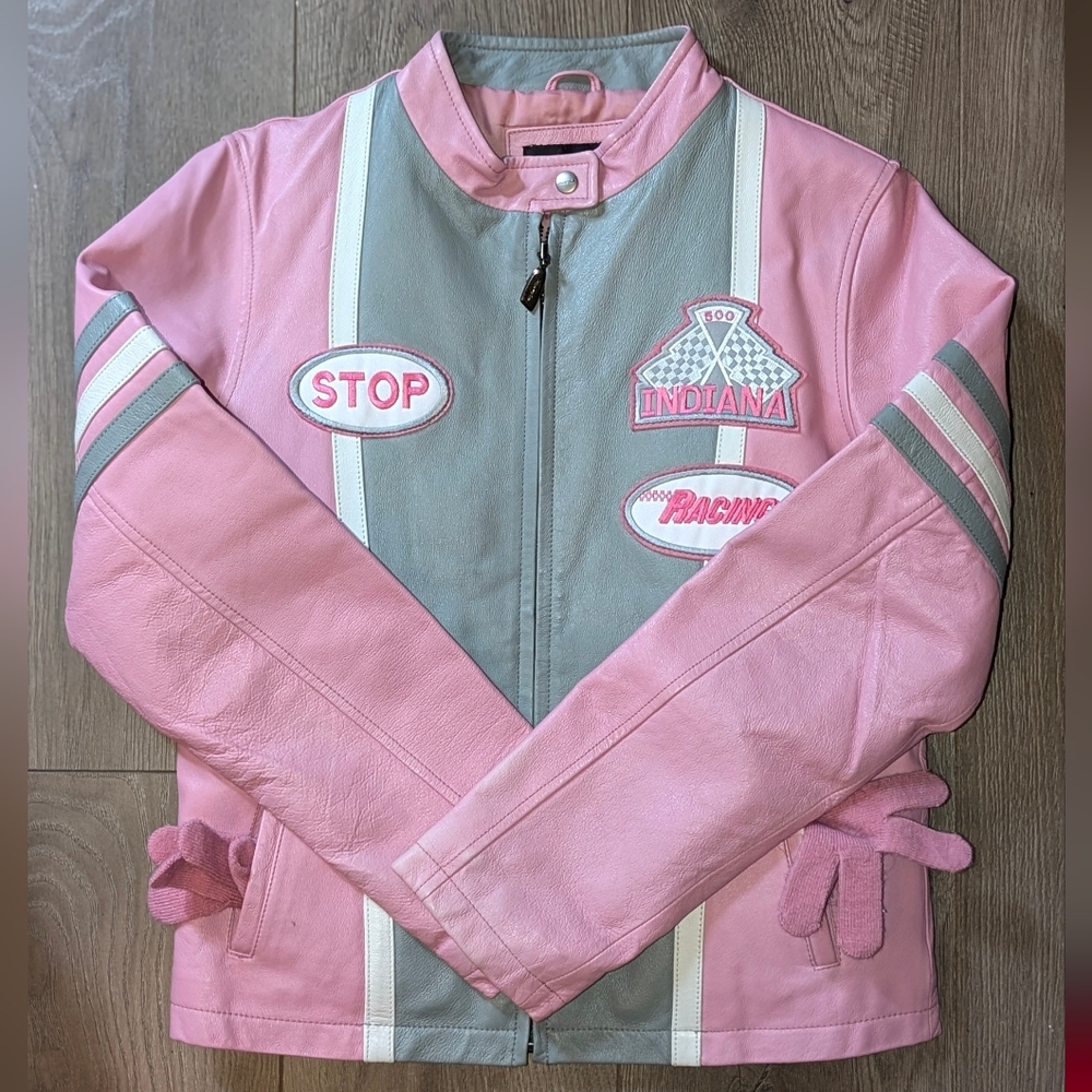 Teen/Jr Racing Leather Jacket